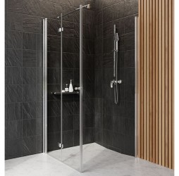 Deante Kombi Kerria Plus Walk-in Кабина квадратная, стекло прозрачное