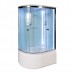 Душевая кабина AvaCan D512SRLED AVA 120x90 LED, правая, стекла матовые, профиль хром