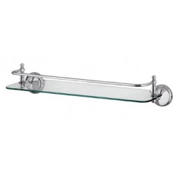 Полка стеклянная с бортиком Caprigo Romano 7050/60-crm