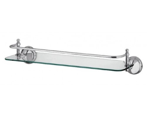 Полка стеклянная с бортиком Caprigo Romano 7050/60-crm
