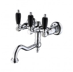 Смеситель для ванны Caprigo Adria-classic Black Edition 03B-518-CRM
