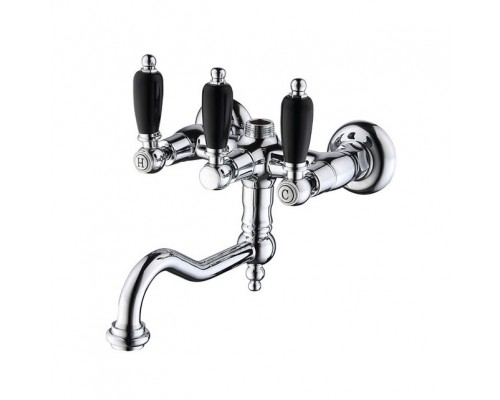 Смеситель для ванны Caprigo Adria-classic Black Edition 03B-518-CRM