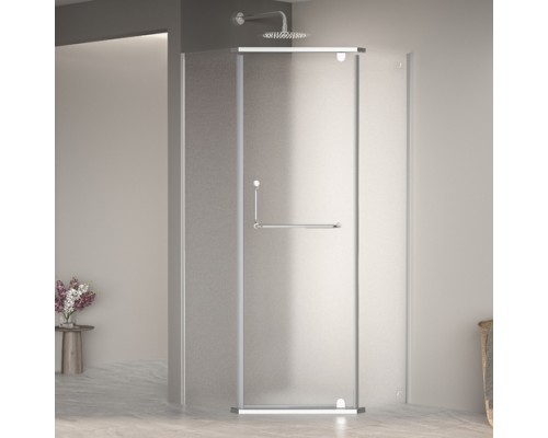 Душевой уголок RGW 80х80х195 PA-081 трапеция/хром/матовое/6 мм (Easy) 35088188-21