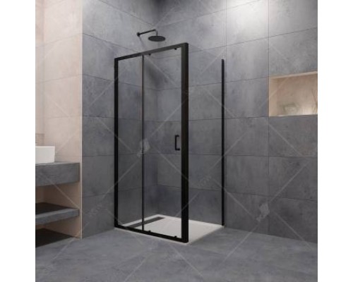 Душевой уголок RGW PA-74B (PA-14B + Z-050-2B) прозрачное cтекло цвет профиля 6 мм 410874141-14