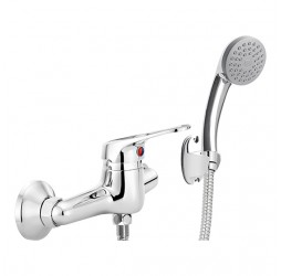 Neo Lobo Смеситель для душа с душевым набором, хром