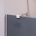Стационарная шторка для ванны RGW Screens SC-150 80х150 тонированное стекло (Серое) 351115008-31