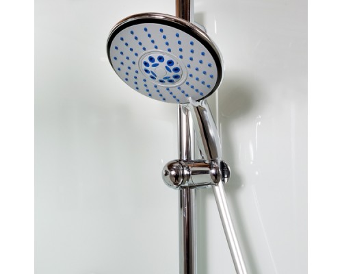 Душевая кабина Deto D09 90x90 стекла матовые, профиль хром