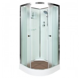 Душевая кабина Avacan D09 AVA 90x90 , стекла матовые, профиль хром