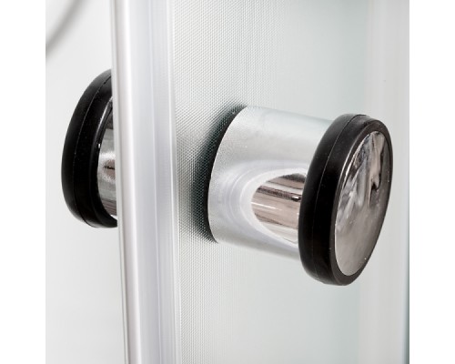 Душевая кабина Deto D09 90x90 стекла матовые, профиль хром