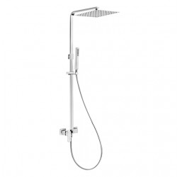 Deante Cascada Azalia Душевая колонна со смесителем для душа, хром