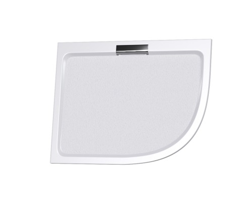 Душевой поддон асимметричный RGW GWS-41L белый литьевой мрамор cерия GWS (80*120*3,5) 03150482-01L