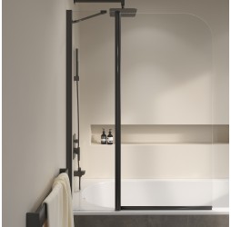 Раздвижная шторка на ванну RGW SC-011-B 120*140 прозрачное стекло 6 мм 351101112-14