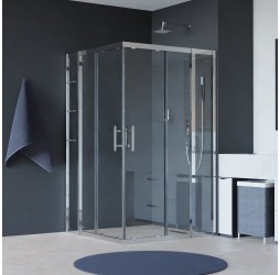 Душевой уголок RGW HO-312 (HO-31 + Z-42) прозрачное cтекло цвет профиля 8 мм 030631222-11