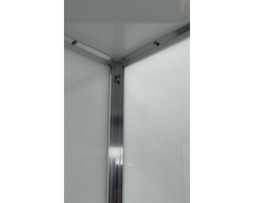 Душевая кабина AvaCan D311SLED AVA 110x100 LED, стекла матовые, профиль хром