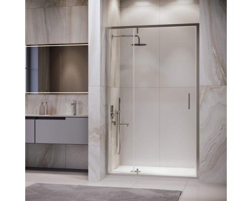 Распашная душевая дверь RGW LE-103 120*195 прозрачное стекло 6 мм 711210312-11