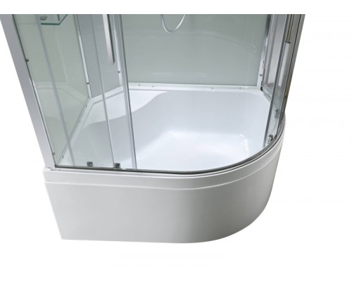 Душевая кабина Avacan EM5811LNT AVA 110x80 левая, без крыши, стекла прозрачные, профиль хром