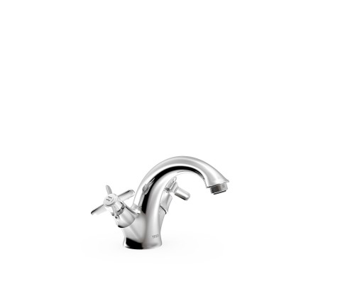 24210201 Tres-clasic Смеситель для раковины двуручный, хром