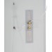 Душевая кабина AvaCan D3080N AVA 80x80 без крыши, стекла матовые, профиль хром