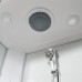 Душевая кабина AvaCan EM2710GM AVA 100x100 с гидромассажем, стекла с узором, профиль хром