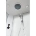Душевая кабина AvaCan EM2710GM AVA 100x100 с гидромассажем, стекла с узором, профиль хром