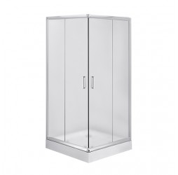 Deante Funkia Кабина квадратная, стекло матовое, 80х80х185см