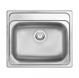 Deante Soul декор - мойка стальная 1 чаша, 600*500*180 мм + сифон