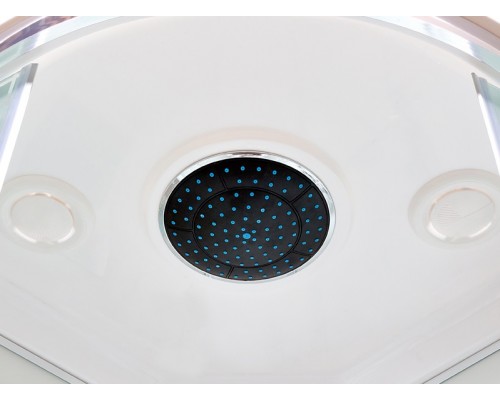 Душевая кабина Deto D08S 80x80 стекла матовые, профиль хром