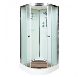 Душевая кабина Avacan D08S AVA 80x80 стандарт, стекла матовые, профиль хром