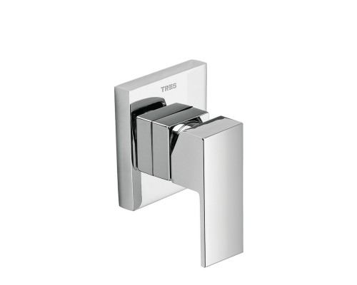 106177 сНяТ Tres Cuadro Смеситель для душа встраиваемый, хром