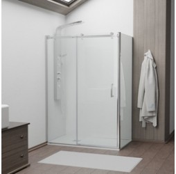 Душевой уголок RGW TO-48B (TO-18B + Z-18B) прозрачное cтекло цвет профиля 6 мм 41074810-14