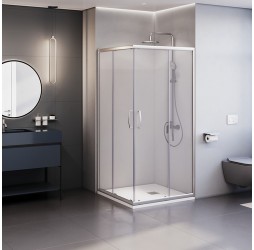 Душевой уголок Dolphin TN-31 41933199-11 90х90х185 см, хром