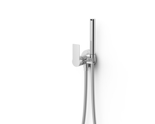 20522301 Tres Loft Гиг-кий вст.комплект со смесителем, держателем, лейкой металл хром