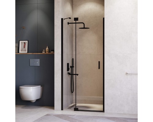 Распашная душевая дверь RGW HO-014-B 130*200 прозрачное стекло 8 мм 350601413-14