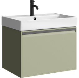 aqwella Тумба под умывальник 66x47 Pure Прямоугольная цвет зелёный PUR0165SH