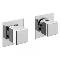 Смеситель скрытого монтажа на 2 отверстия, с 3 выходами Escudo 102 140 2CR Chrome