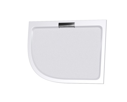 Душевой поддон асимметричный RGW GWS-41R белый литьевой мрамор cерия GWS (90*100*3,5) 03150490-01R