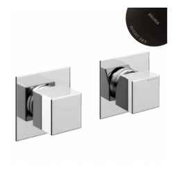 Смеситель скрытого монтажа на 2 отверстия, с 3 выходами Escud102 140 2NS Night Sky