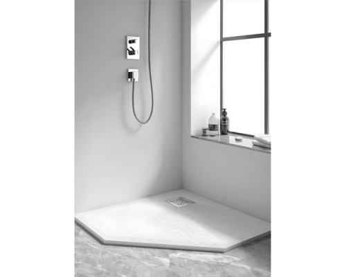 Душевой поддон трапеция STONE TRAY-W