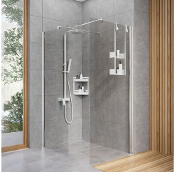 Deante KERRIA PLUS WALK-IN Кабина прямоугольная, стекло прозрачное