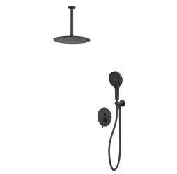 Система для душа скрытого монтажа WHITECROSS Y YSET12TOPBL (черный мат)