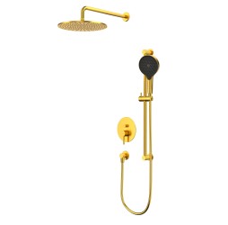 Система для душа скрытого монтажа WHITECROSS Y YSET05TOPGLB (брашированное золото)