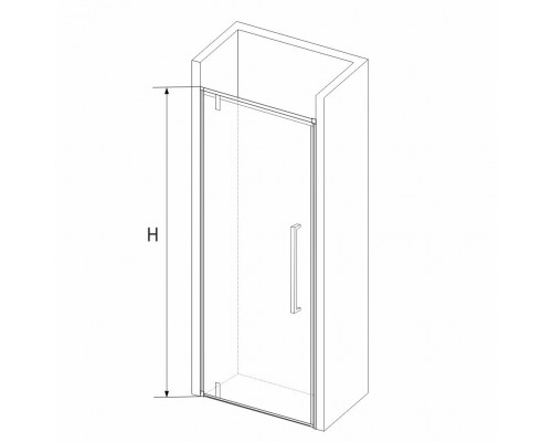 Раздвижная душевая дерь RGW SV-02 B Прозрачное cтекло цвет профиля 6 мм 06320209-14