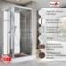 Душевая кабина AvaCan Z1910MT AVA 100x100 стекла прозрачные, профиль хром
