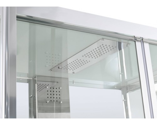 Душевая кабина AvaCan Z1910MT AVA 100x100 стекла прозрачные, профиль хром