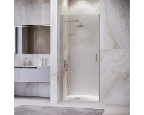 Распашная душевая дверь RGW LE-003 80*195 прозрачное стекло 6 мм 351200308-11