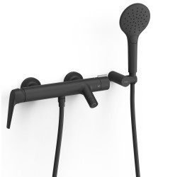 28117001NM TRES FUJI Смеситель для ванны однорычажный с душ комплектом