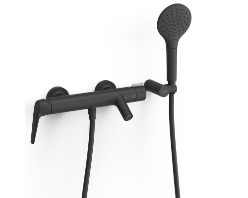 28117001NM TRES FUJI Смеситель для ванны однорычажный с душ комплектом