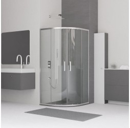 Душевой уголок RGW Classic CL-53, 80 х 80 см, стекло прозрачное, профиль хром