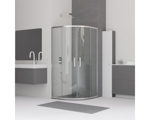 Душевой уголок RGW Classic CL-53, 80 х 80 см, стекло прозрачное, профиль хром