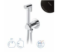 Гигиенический душ Bruma, угол открытия 180 °. Ручной душ из латуни - EloR 145 110 3NS Night Sky